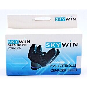 Sky Win PS4 Dual Controller Charger Stand Dock SW-PSCD1 Tested LED